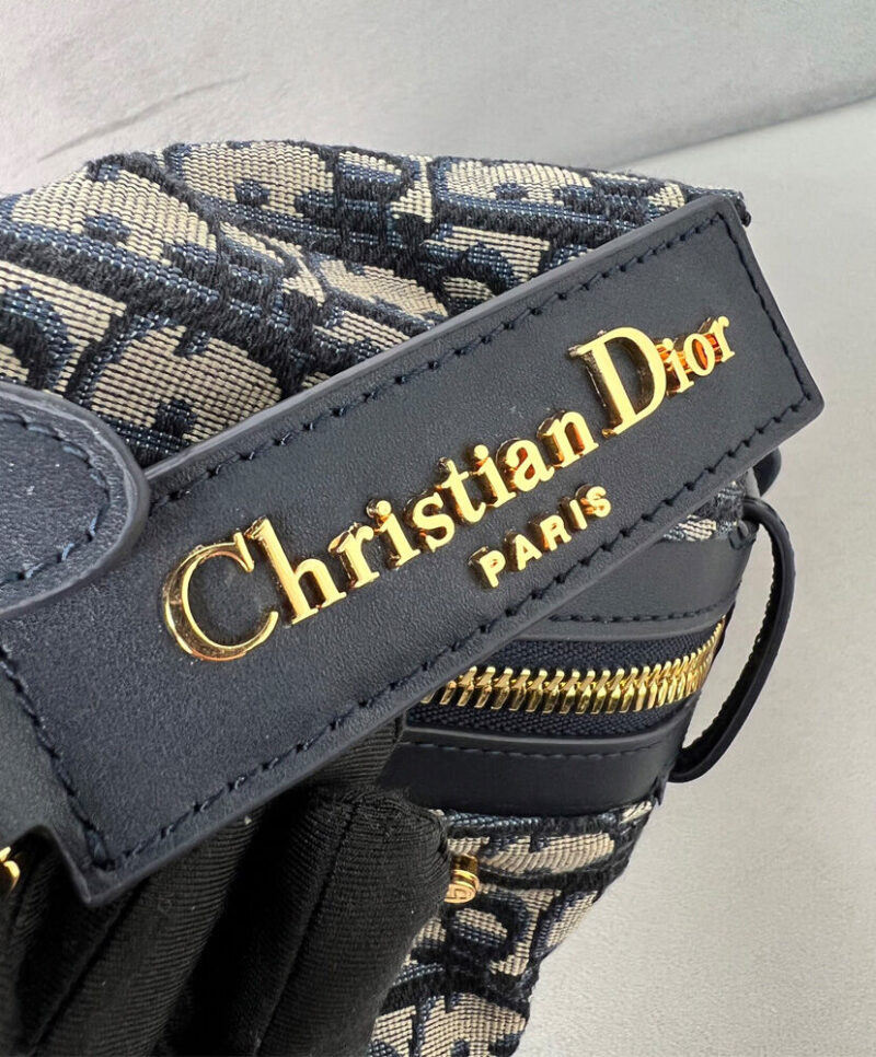 Christian Dior Small D-Journey Bag Dark Blue